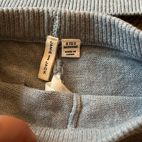 Like new Janie and Jack knit lion sweater set - Picture 3 of 4